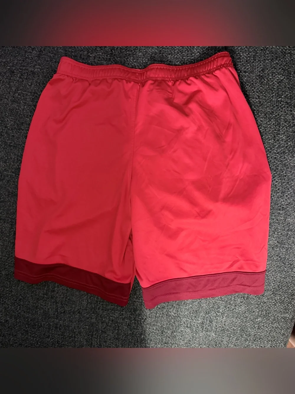 Under Armour Boys Youth XL Red Athletic Performance Shorts YXL